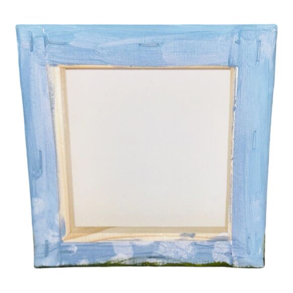 Happy Fall Hand Painted 6”x6” Canvas Pumpkins - Picture 3 of 4